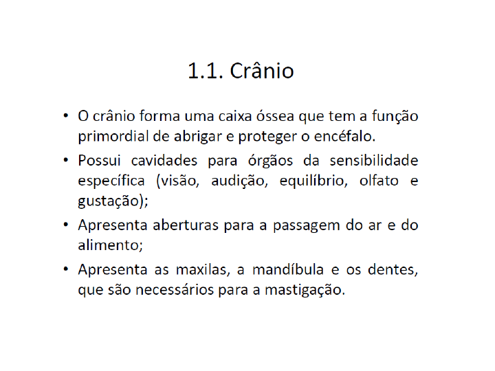 ossos do cranio Anatomia Sistêmica