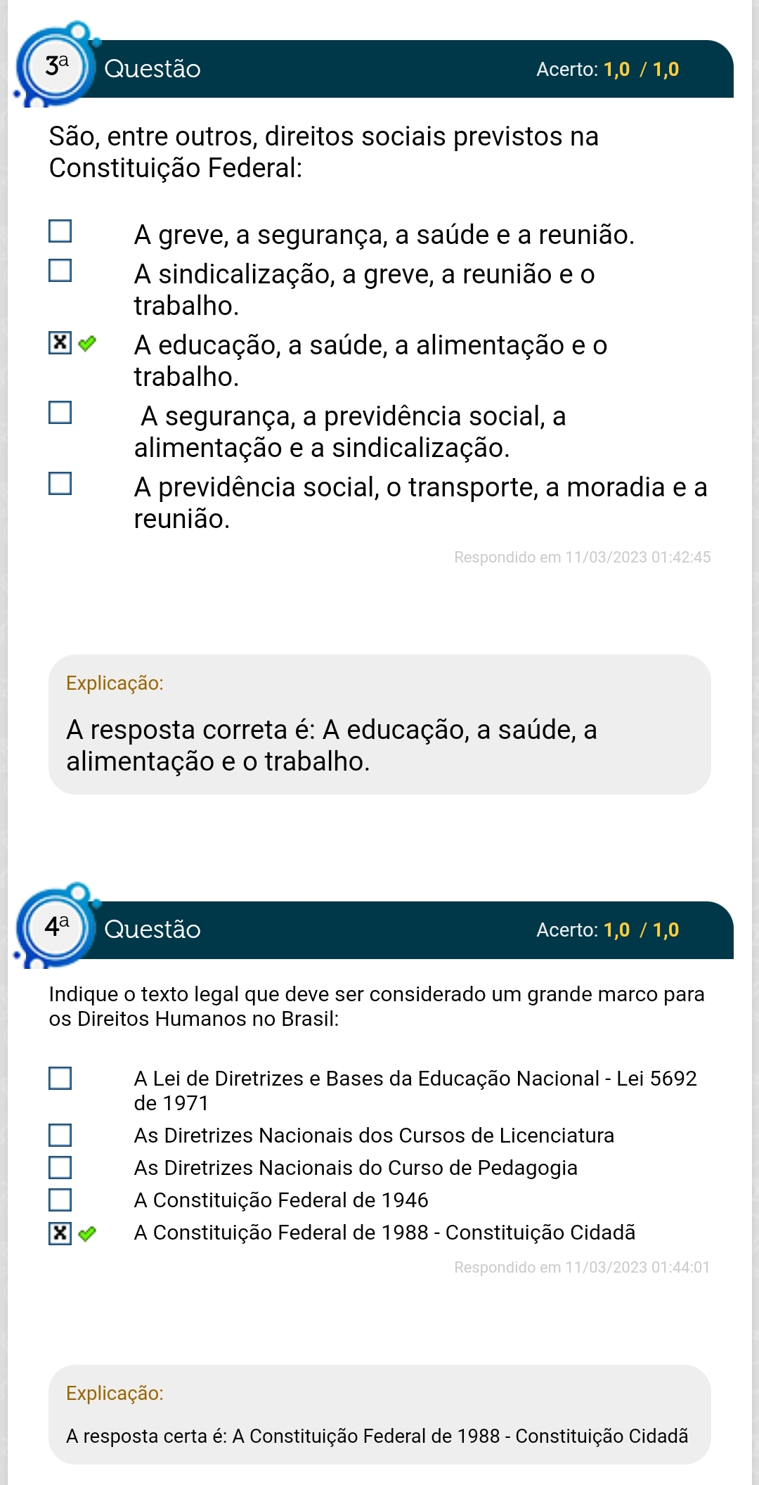 Educação e Diretos Humanos Estácio Teologia