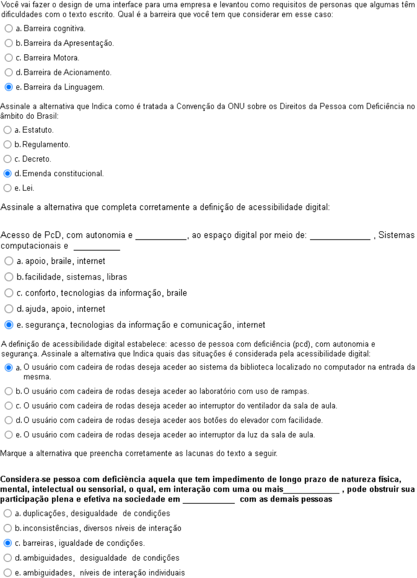 Nota Atividade Para Avalia O Semana Interface Humano