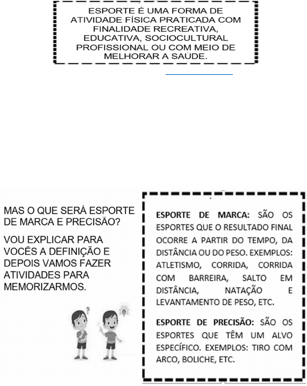 Atividade Sobre Esporte De Precis O Educa