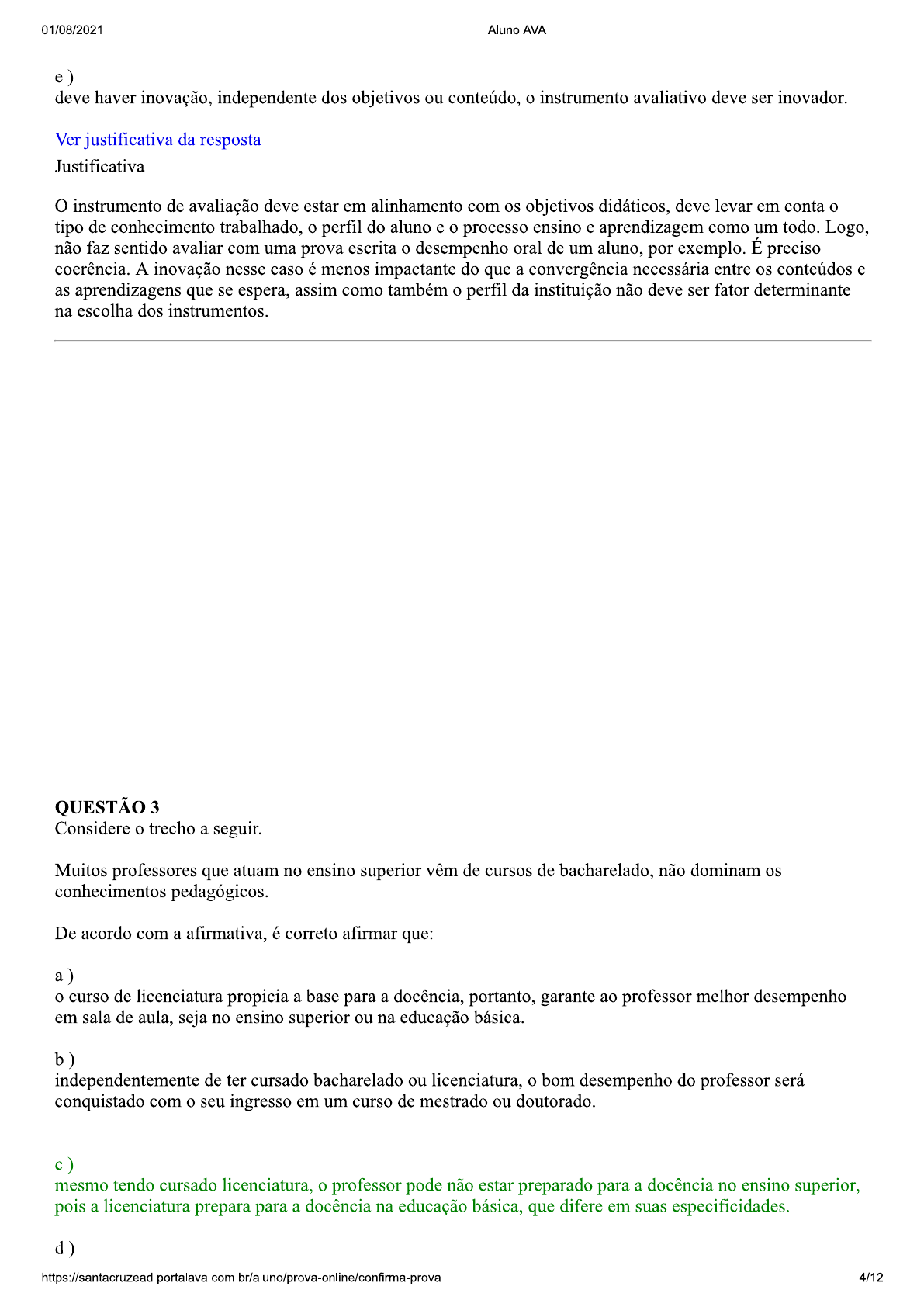 Prova De Did Tica No Ensino Superior Did Tica Do Ensino Superior