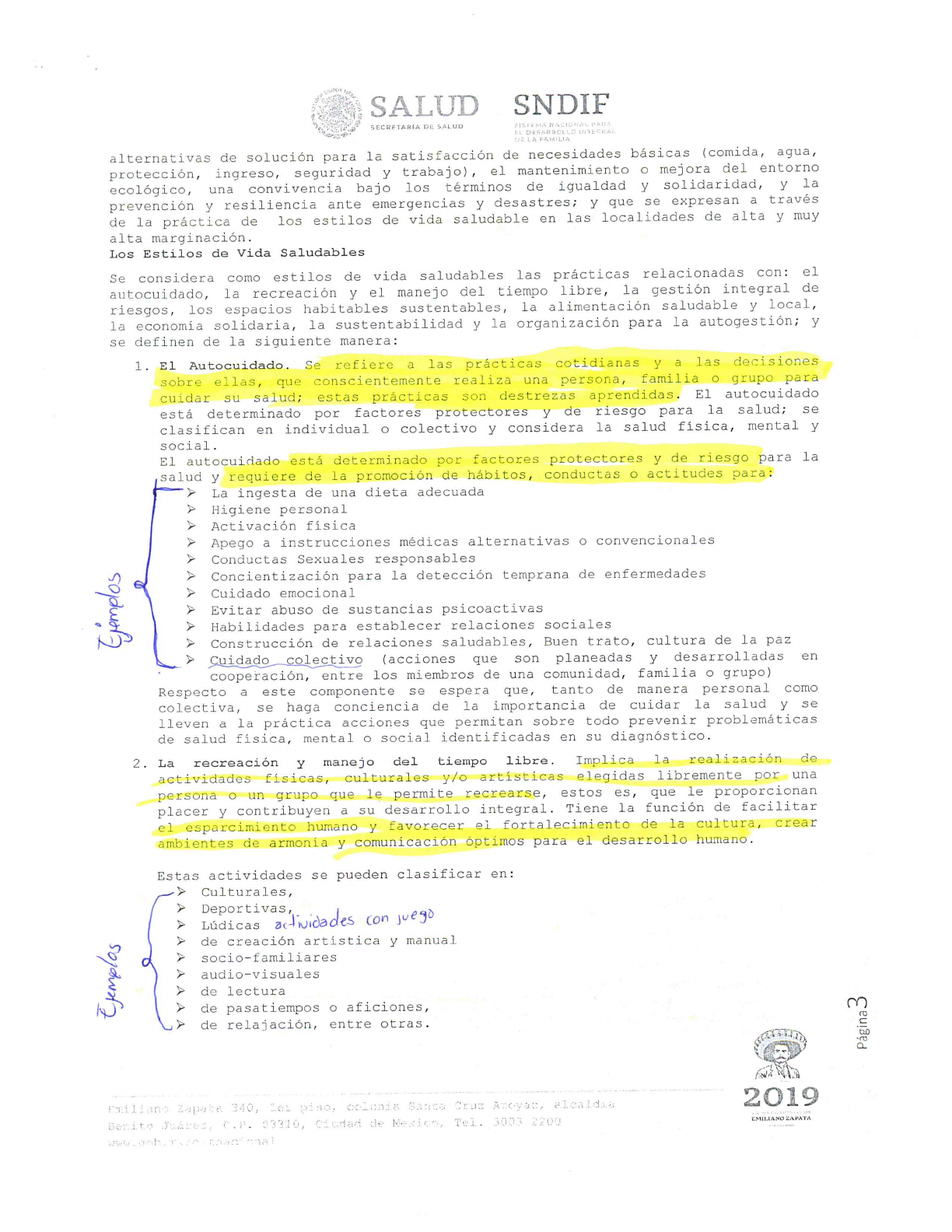 Manual De Procedimientos SALUD Y BIENESTAR COMUNITARIO 2020