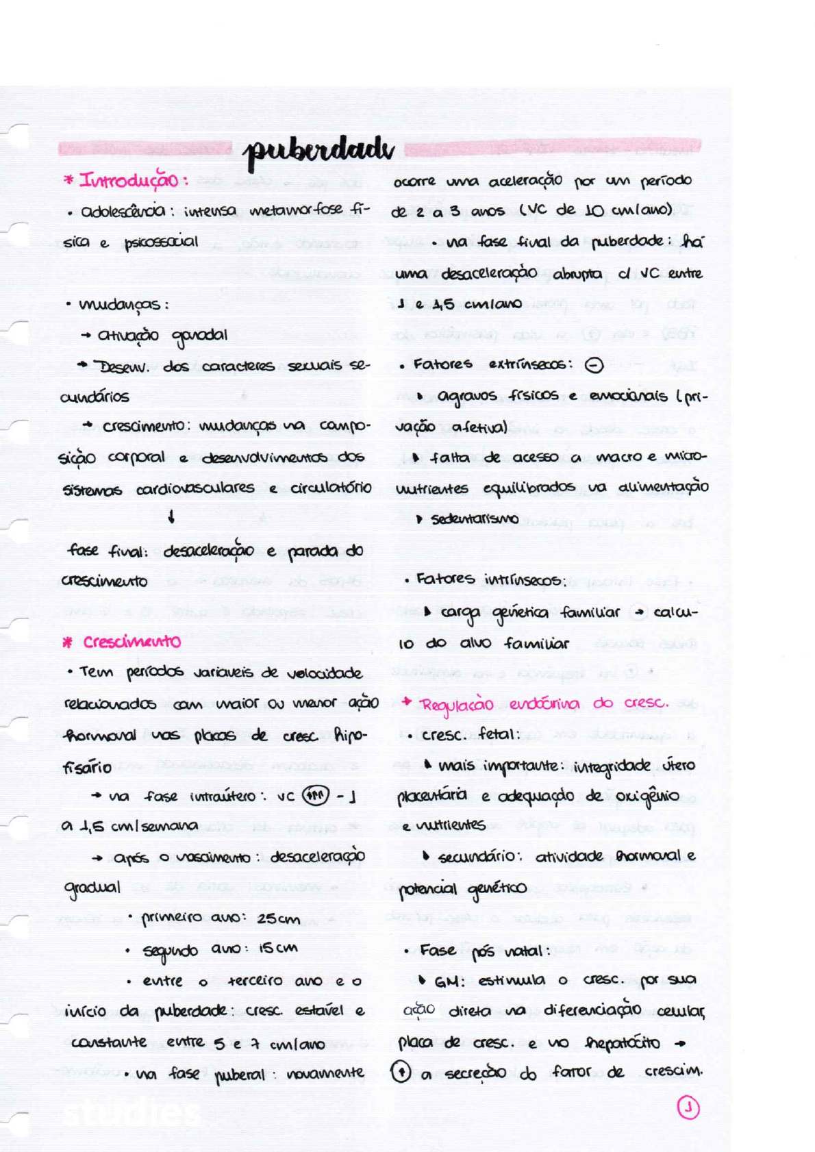 Puberdade Pediatria I