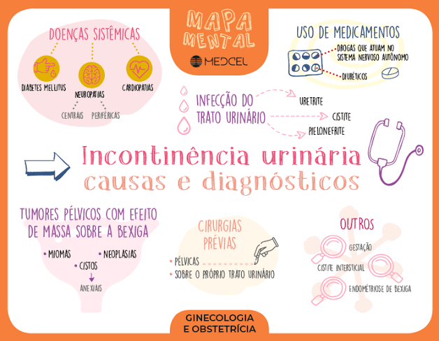 Mapa Mental Incontin Ncia Urin Ria Semiologia M Dica