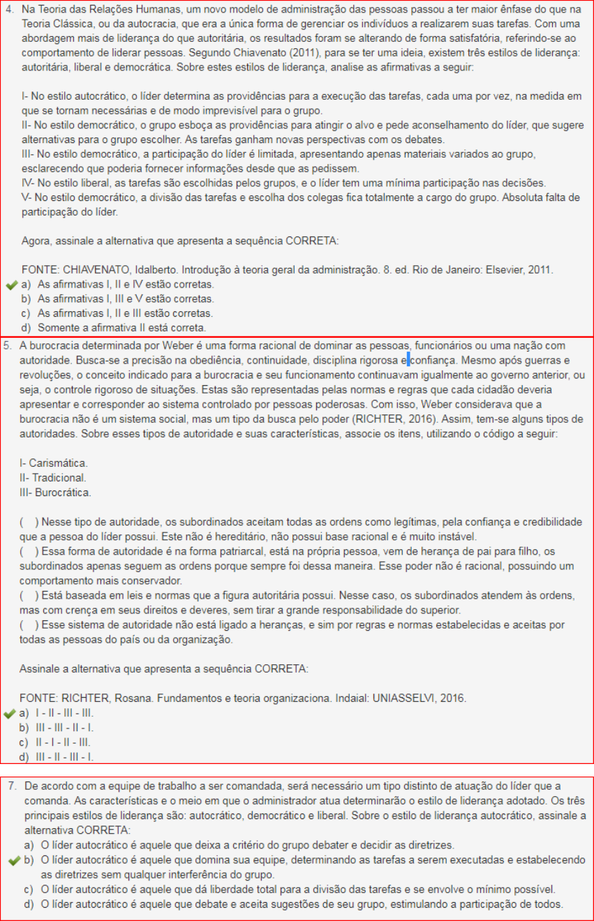 Avaliação II Fundamentos e Teoria Organizacional Fundamentos e