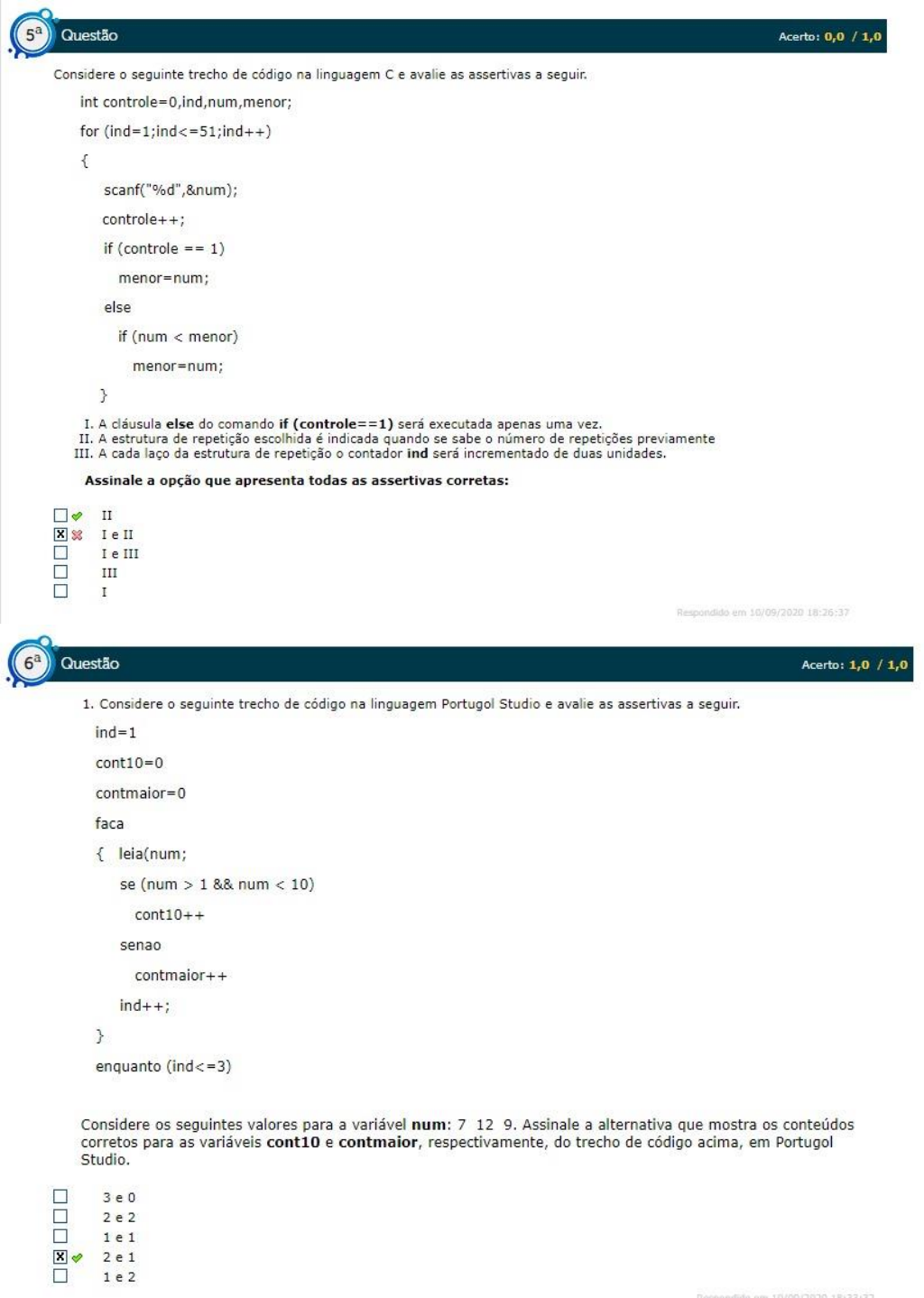 Simulado I Int A Linguagem C Seguran A Da Informa O