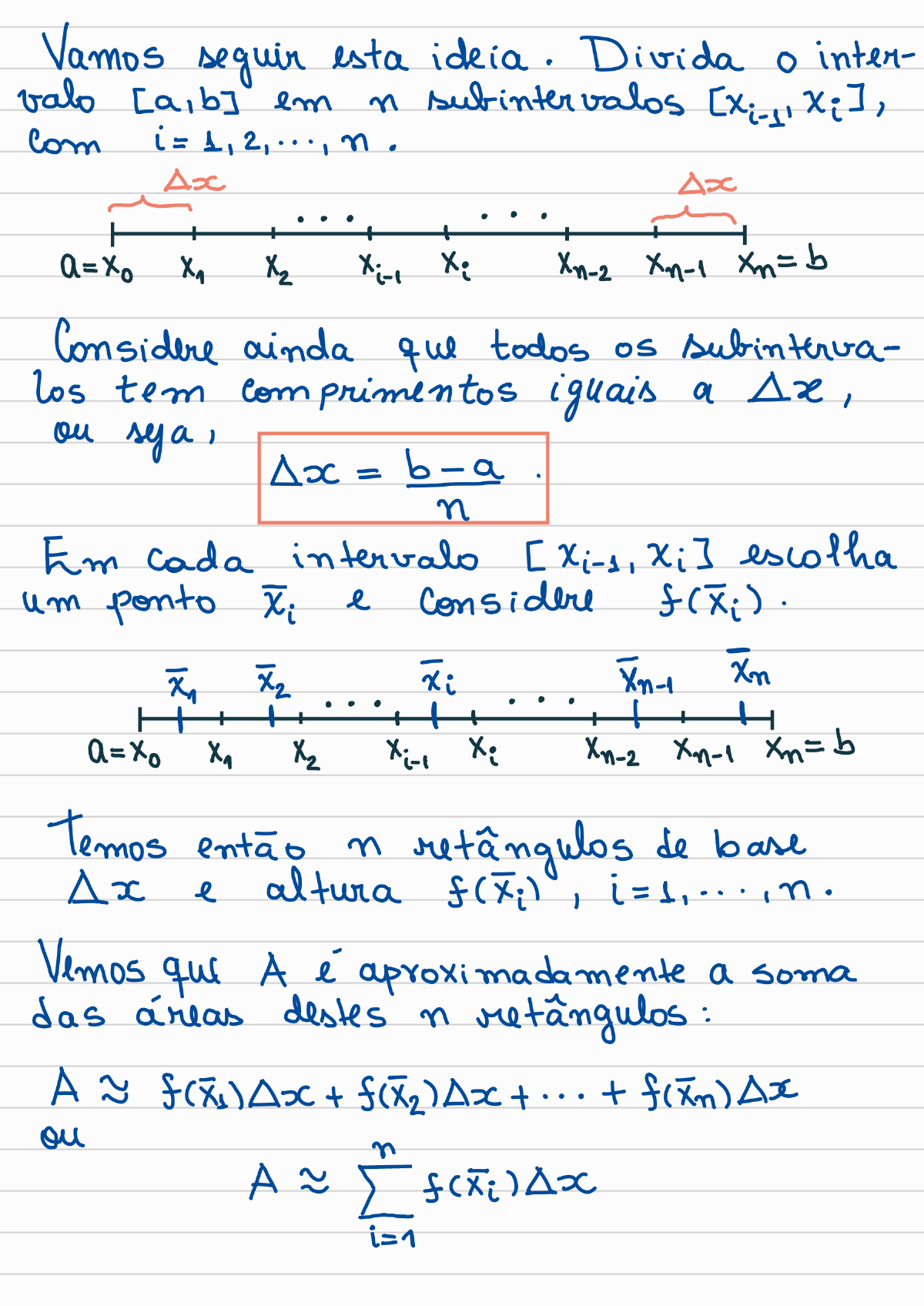 Cálculo NII Aula 03 Integrais definidas Cálculo I