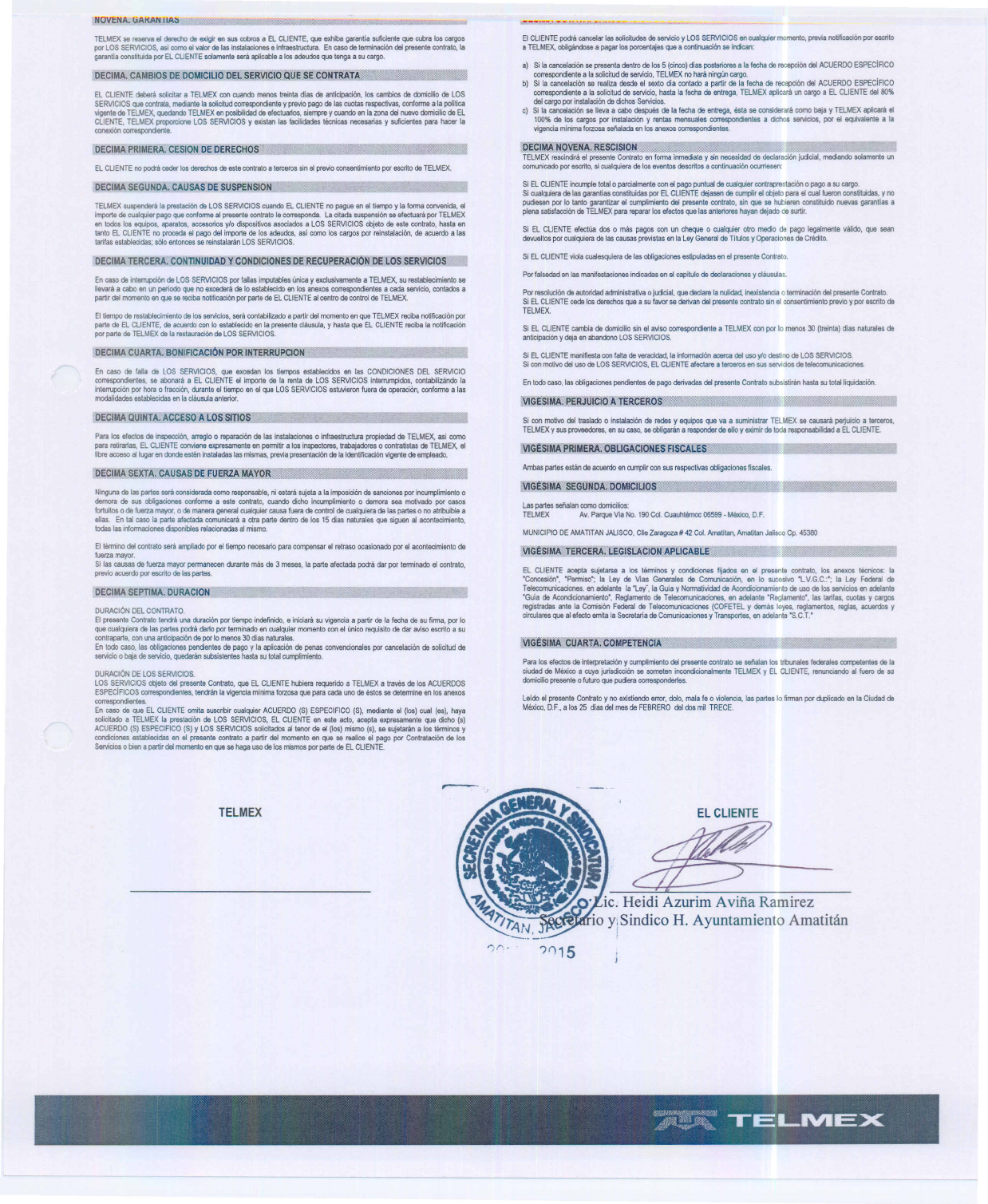 Contrato Telmex Biologia