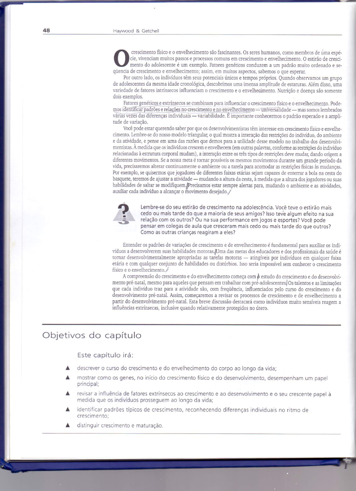 Capitulo 3 Desenvolvimento Motor Desenvolvimento