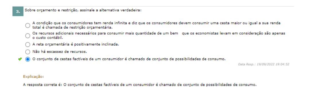 Sobre Or Amento E Restri O Assinale A Alternativa Verdadeira