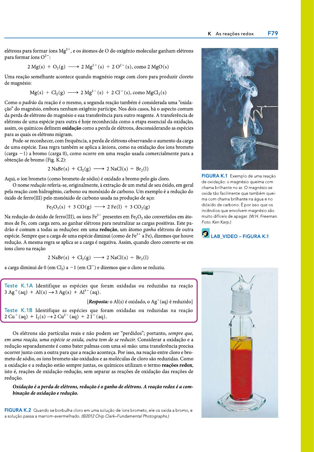 Reações Redox nox e balanceamento simples Química