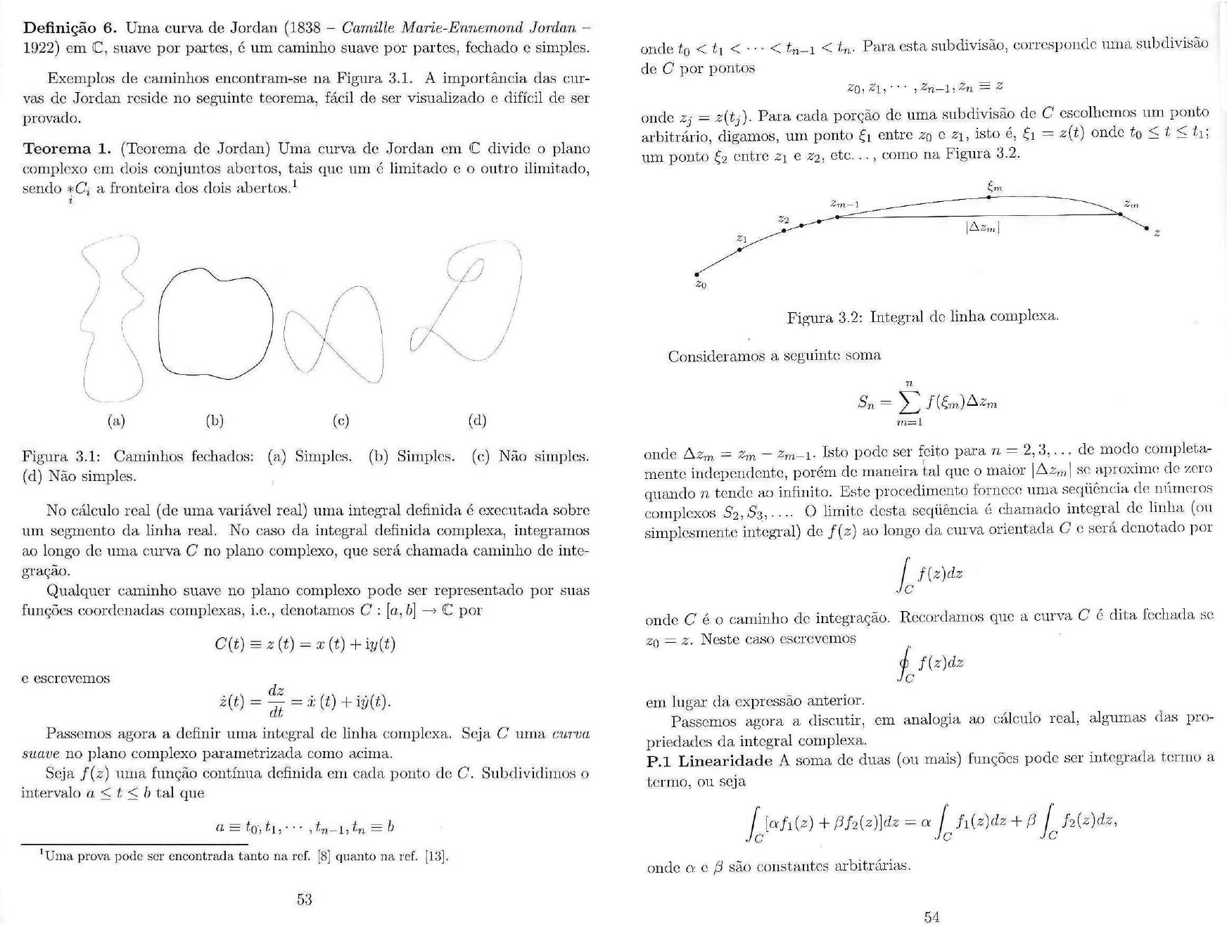 Capítulo 3 Funções Variaveis Complexas Variáveis Complexas A