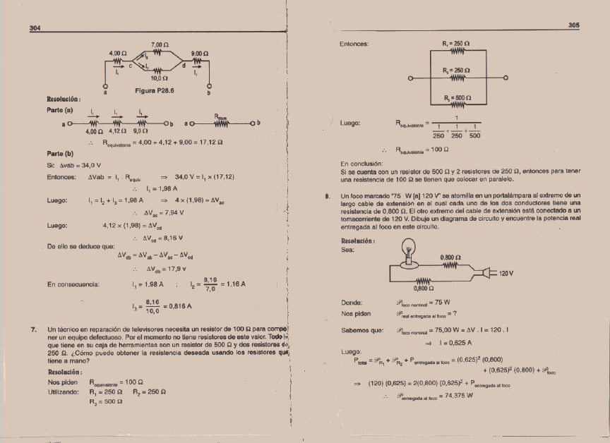 Fisica Ejercicios Resueltos Soluciones Circuitos Corriente Continua Física Ii 2052