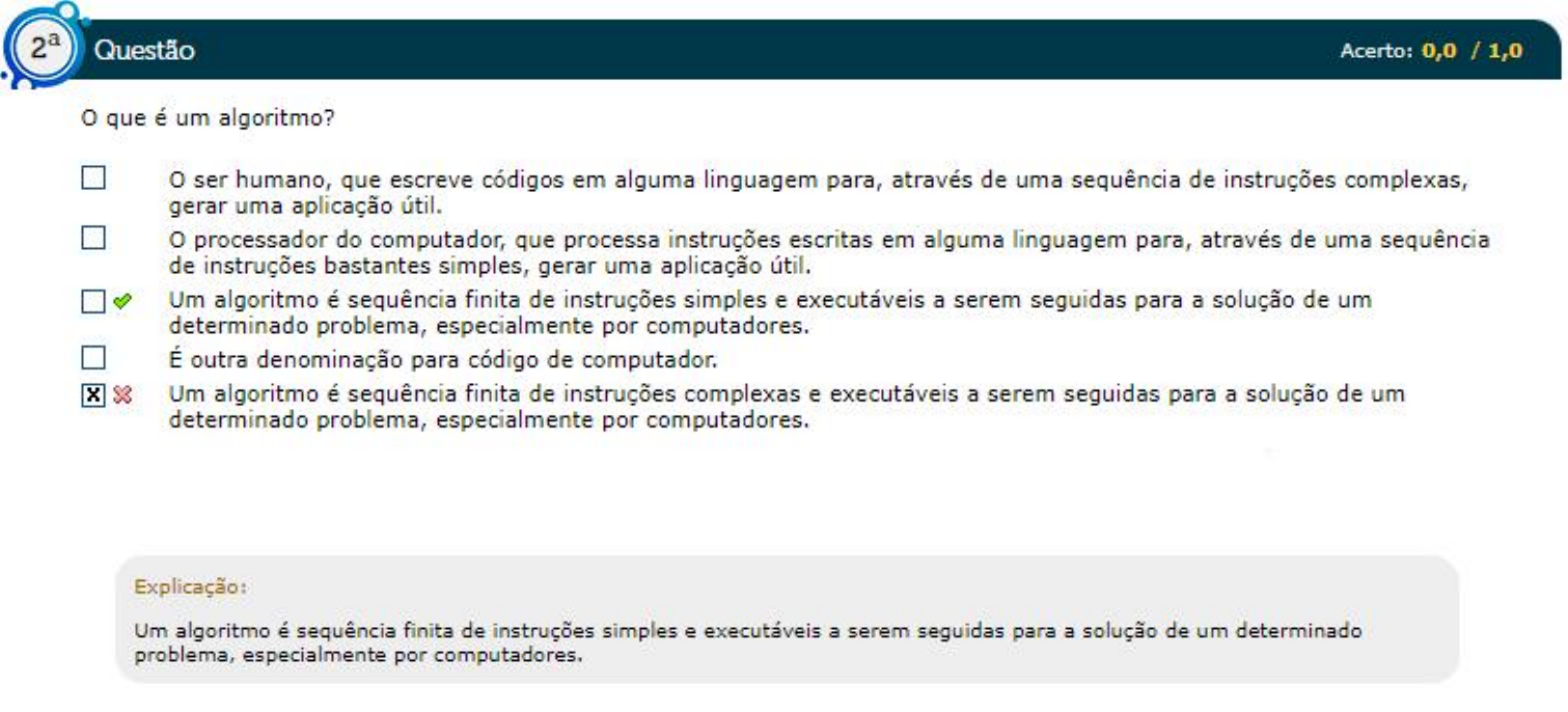 Simulado AV (1o Ciclo) - PENSAMENTO COMPUTACIONAL - 22/09/21 - Estácio ...