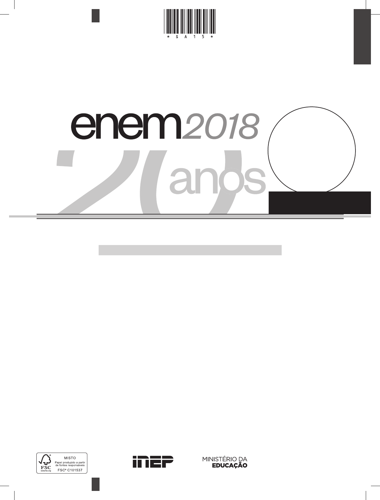 Enem Ppl 2018 1 Dia - Enem