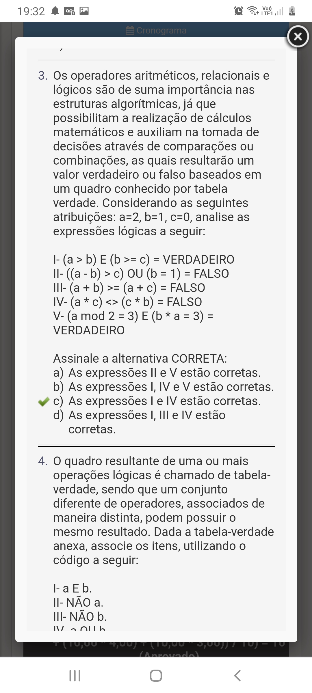 Prova - Algoritmo E Programação