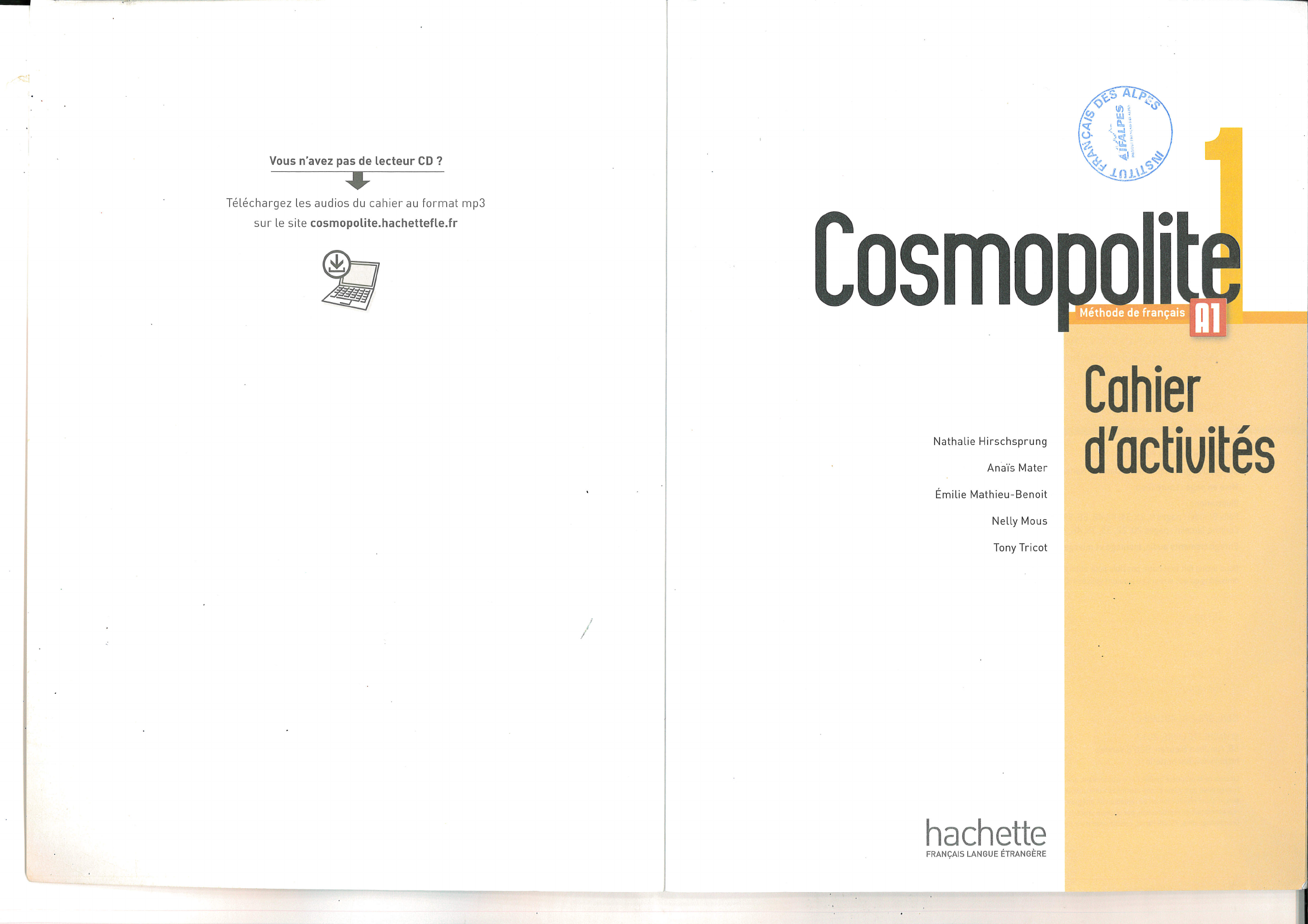 Cosmopolite-A1-cahier-pdf - Francês I