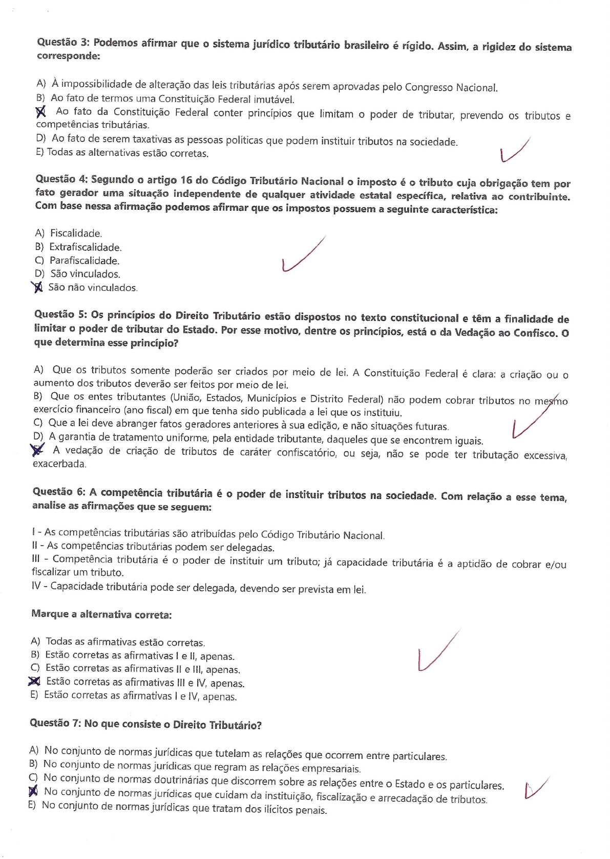 Avalia O Direito Tributatio Unip Direito Tribut Rio I