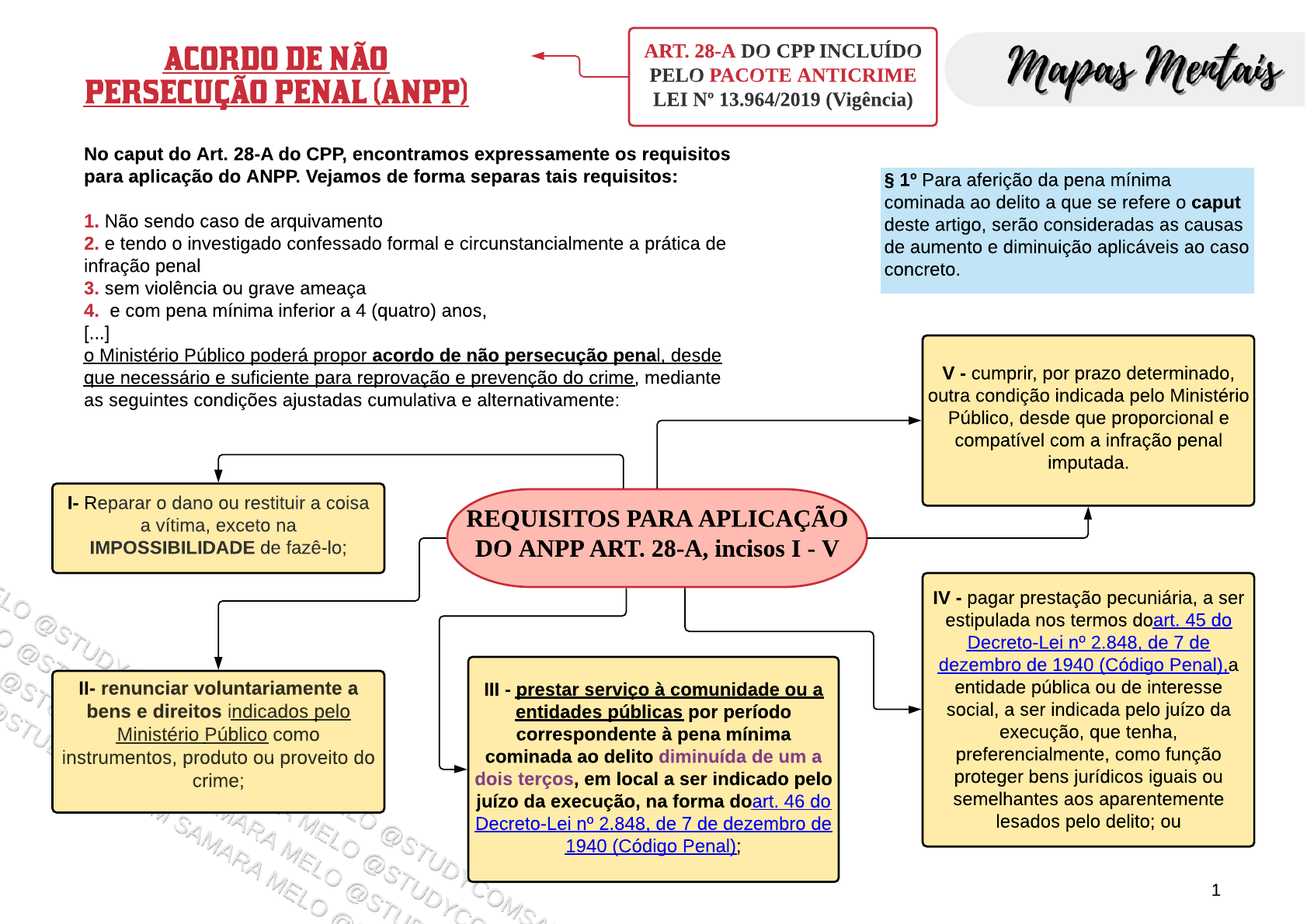 Acordo de Não Persecução Penal em Aulas (6h)