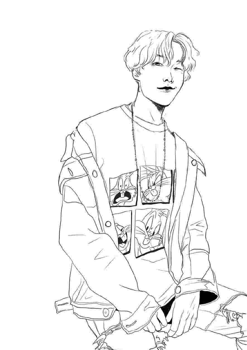 Bts anime desenho