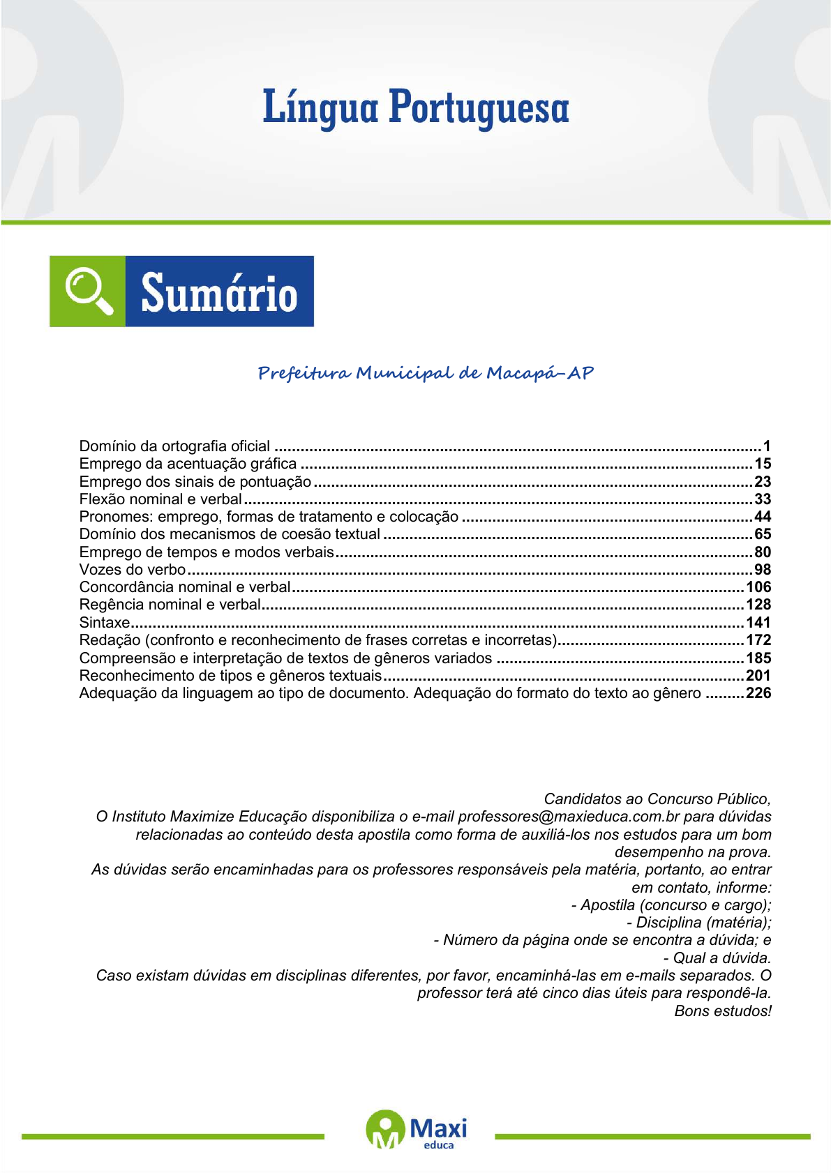 ORTOGRAFIA - emprego de letras - IFTO