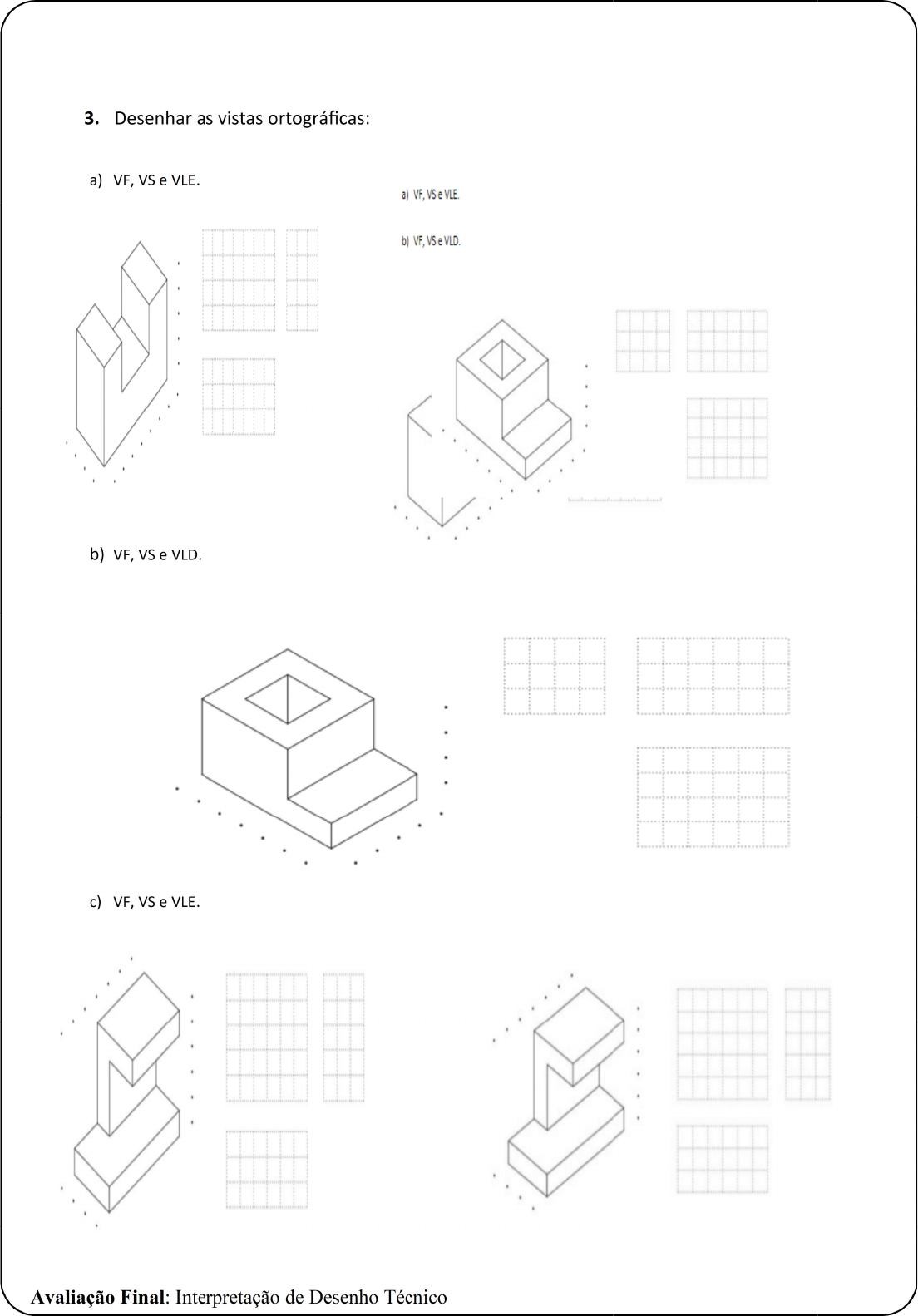 AvaliaÇao Final Interpretacao Desenhos Tecnico Mecânica 6831