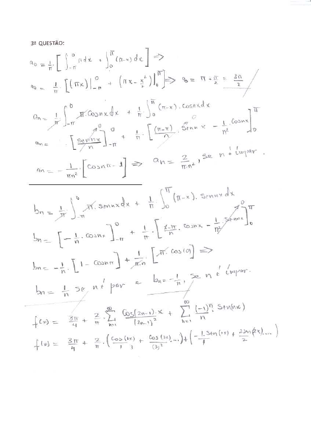 Gabarito Calculo Iii Na3130 P3 Cálculo Iii