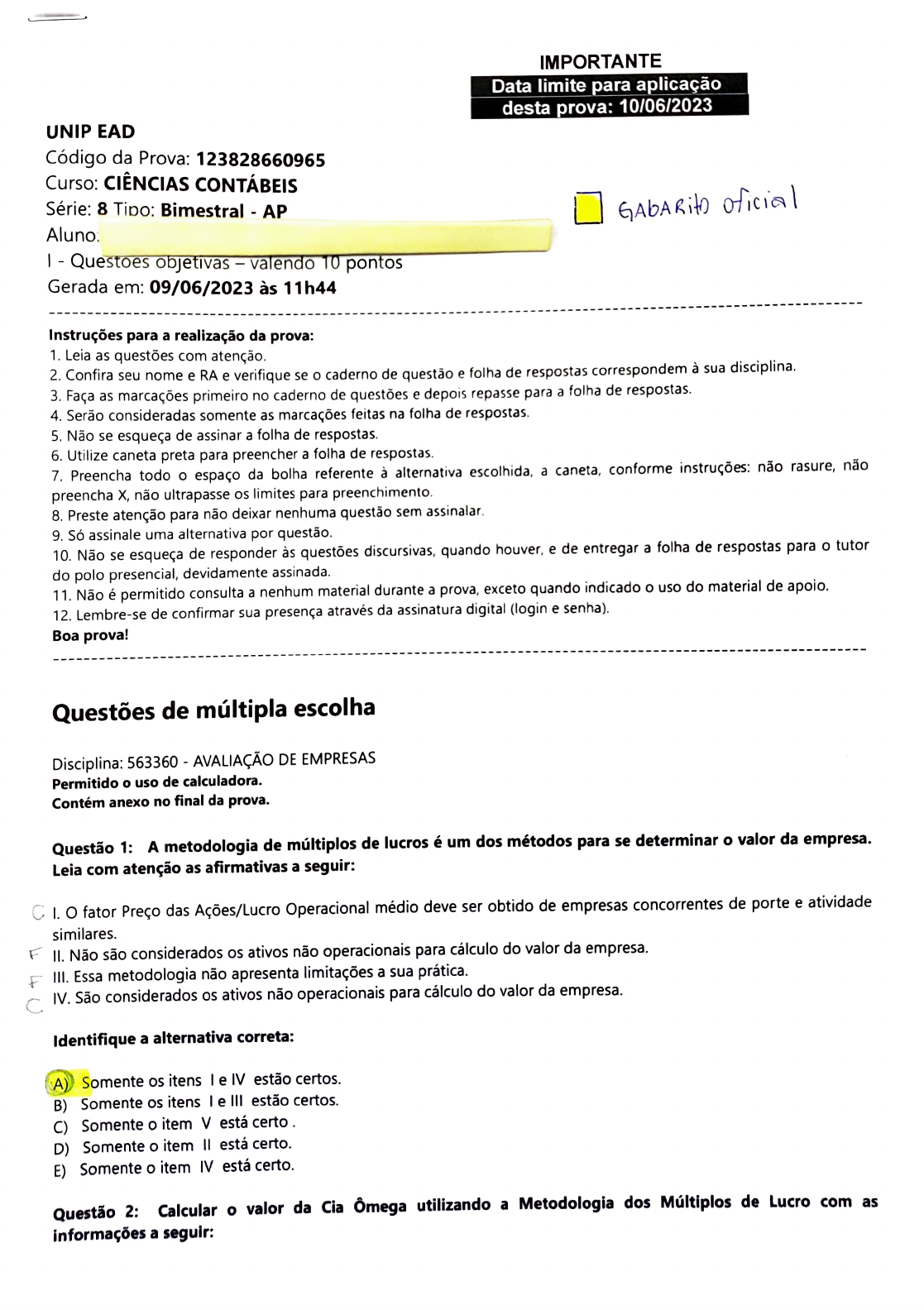 Curso de Avaliação de Empresas Gratuito