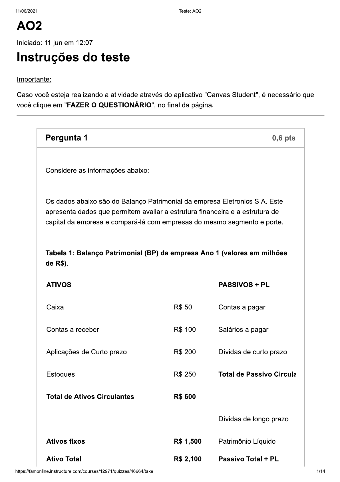 Finanças Corporativas - AO2 - Administração