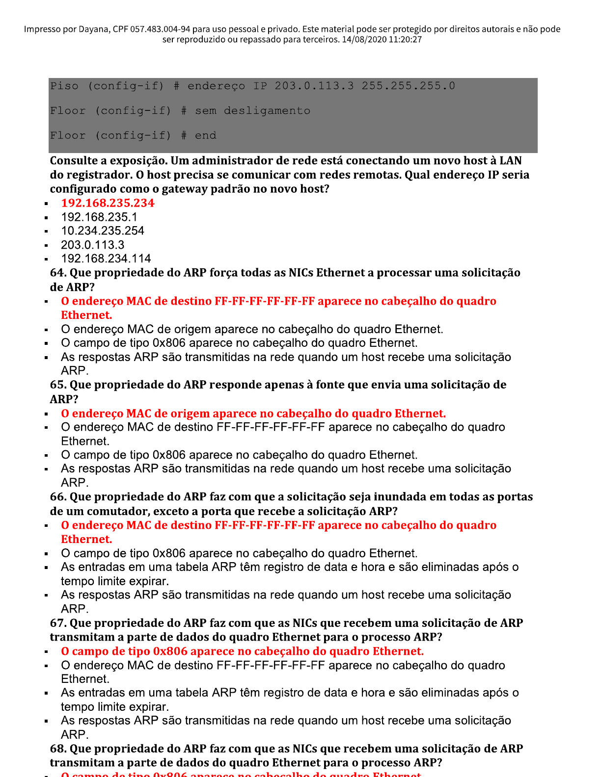 Prova ccna 8 10 par3 ccna cisco