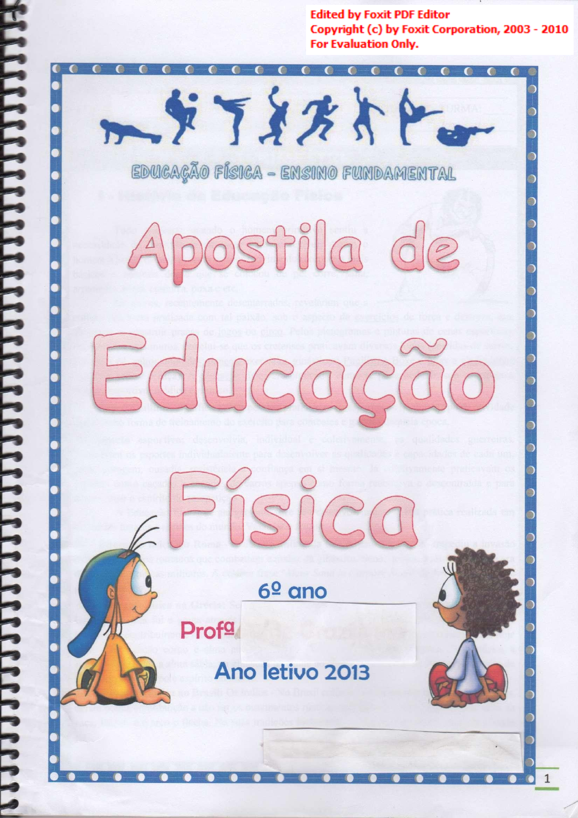 APOSTILA DE XADREZ - Educação Física