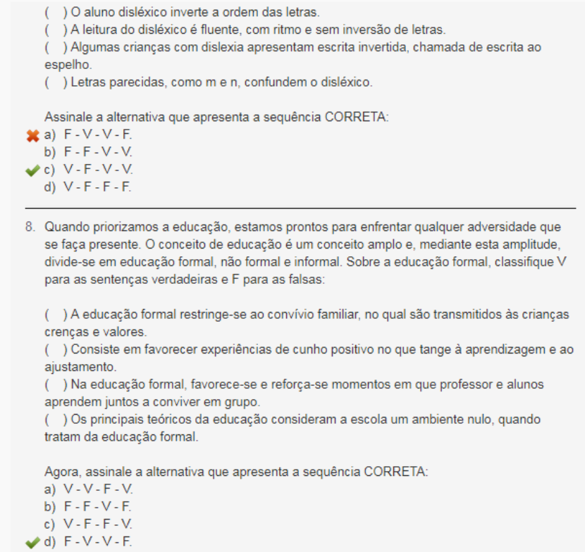 Prova Final Objetiva - Psicologia Da Educação E Da Aprensizagem