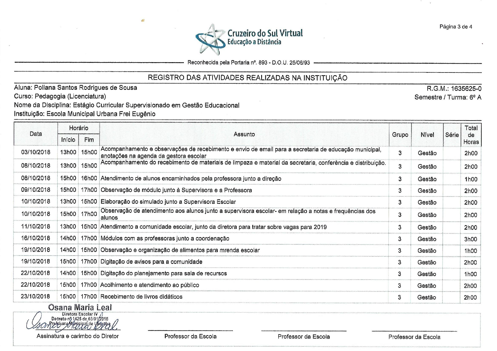 Planilha De Estagio Anos Iniciais Do Ensino Fundamental Sololearn