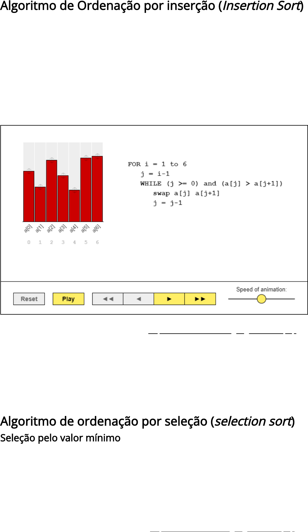 Você sabia?: Ordenação de vetor usando o algoritmo Bubble Sort