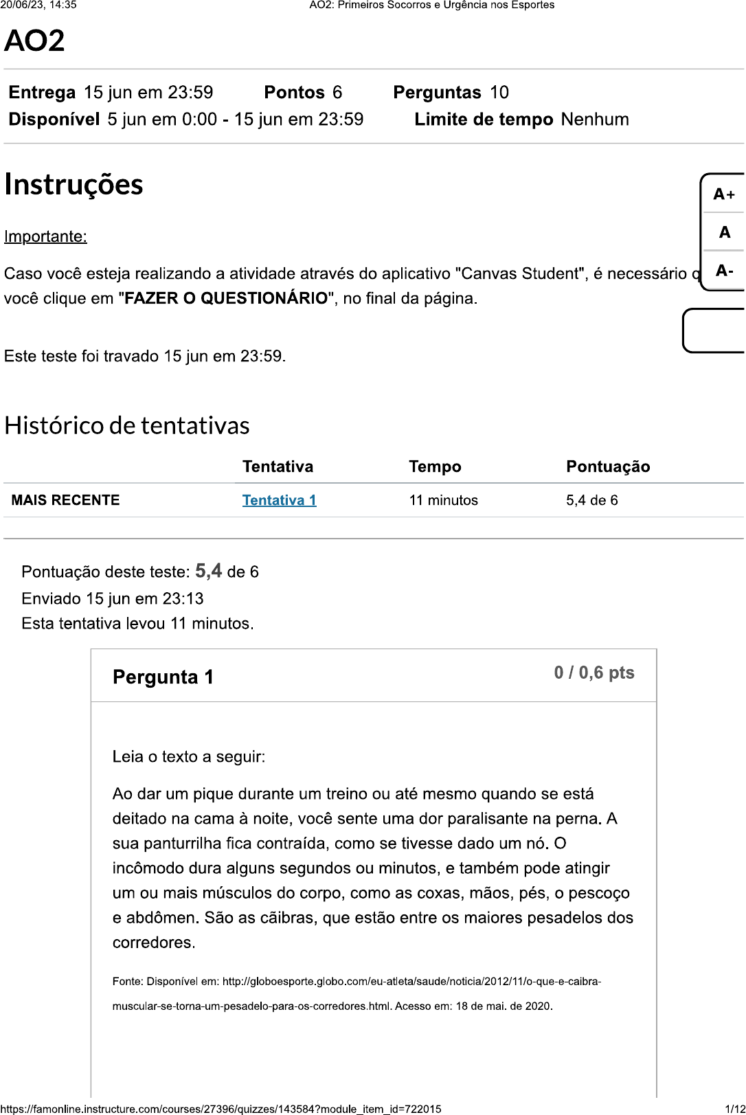 Segundos Socorros/ Minutos Socorros