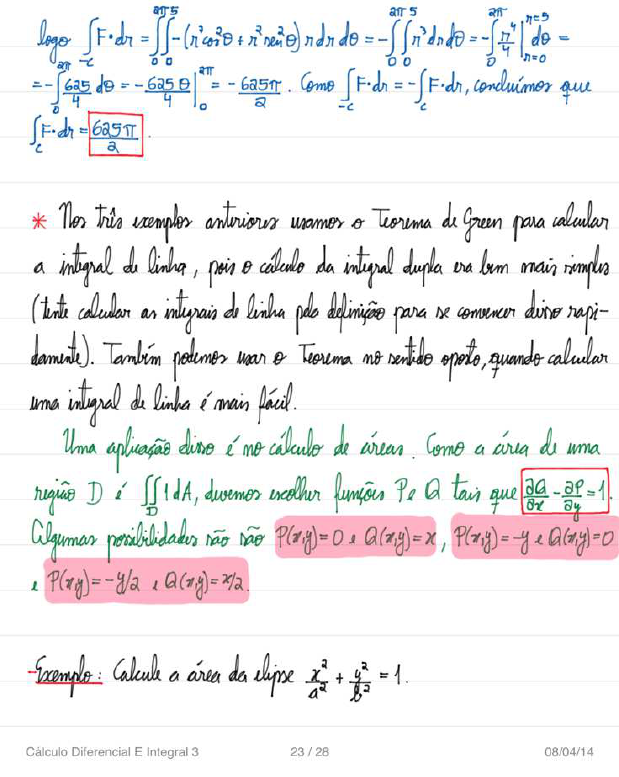 Aula 4 - Teorema De Green - Cálculo III