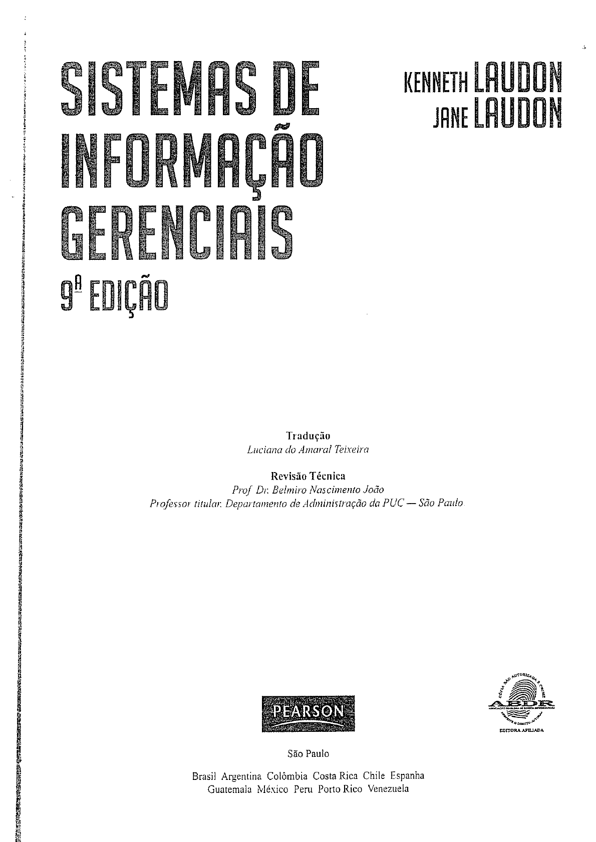 2167 Sistemas De Informao Gerenciais 9 Edio Laudon E Laudon Pdf