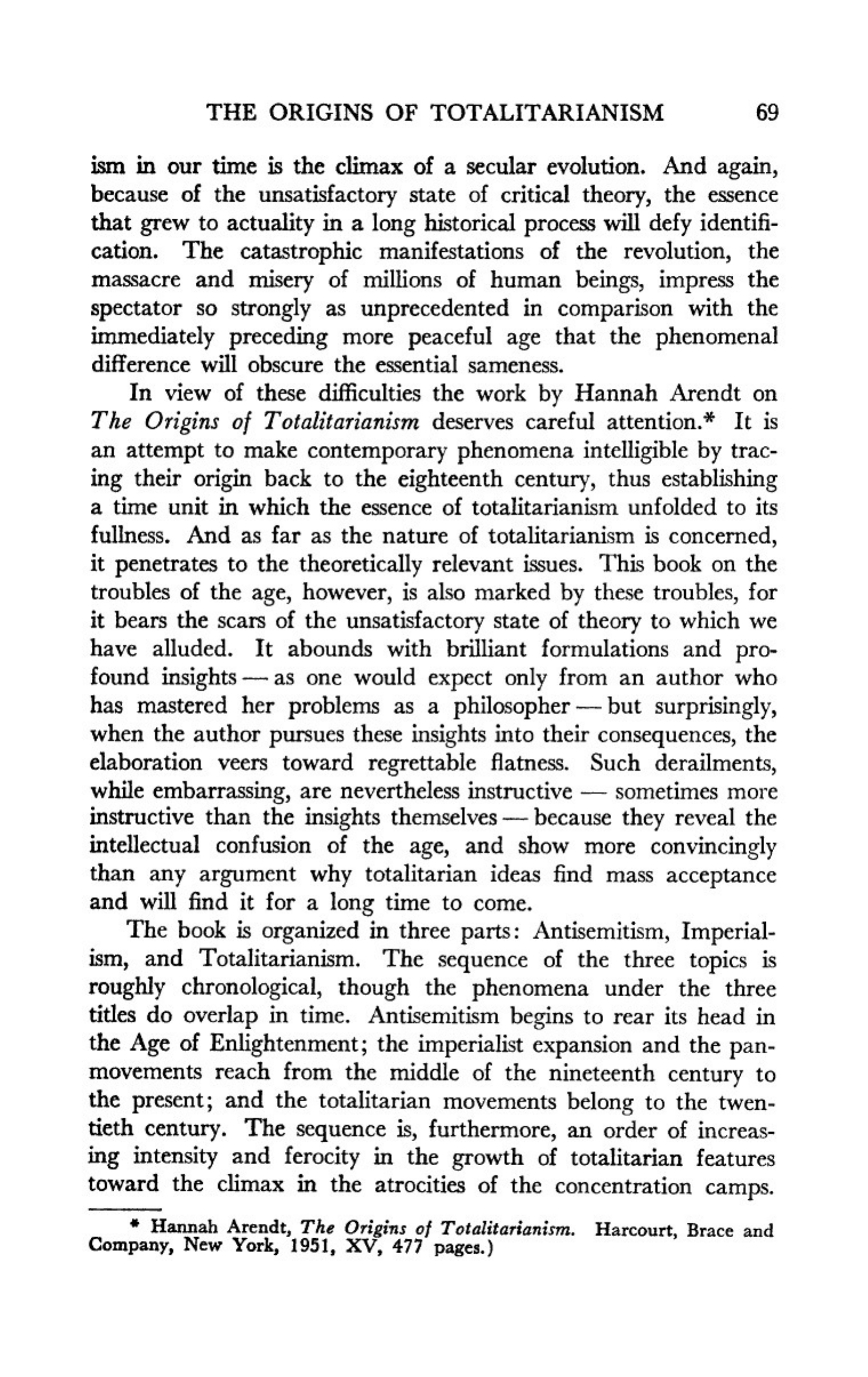 the origins of totalitarism the origins of totalitarism