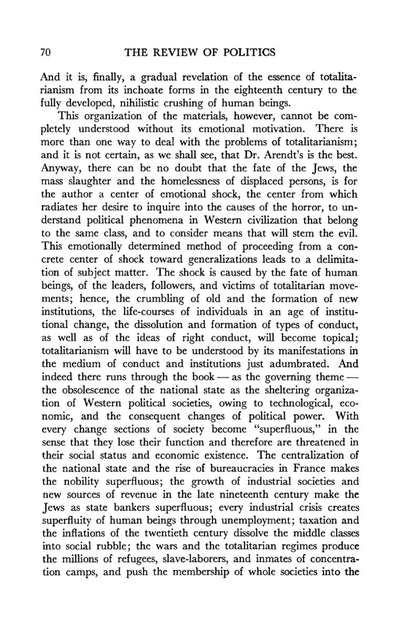 the origins of totalitarism