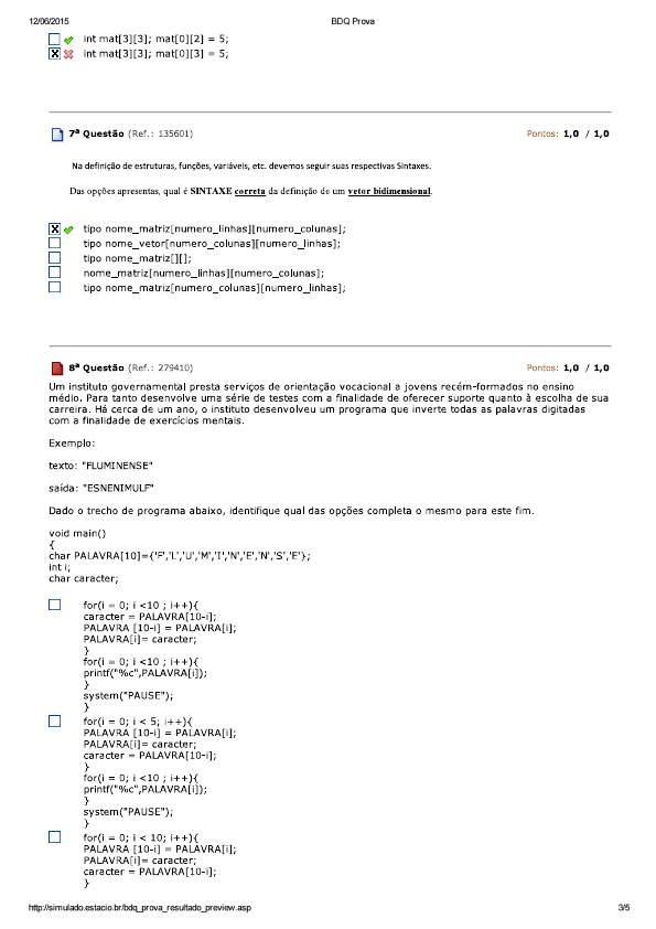 Av3 linguagem - Programação I