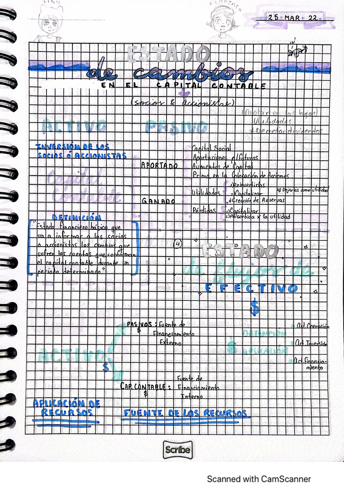 estado de cambios en el capital contable