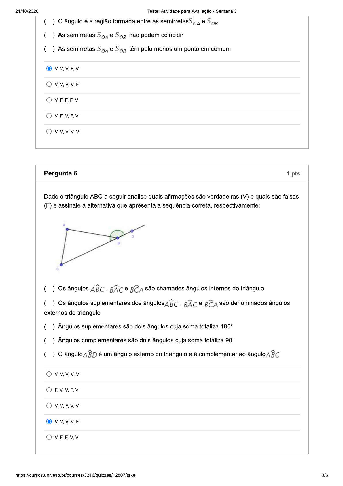 Atividade Avaliativa Semana 3 UNIVESP - Geometria Plana E Desenho ...