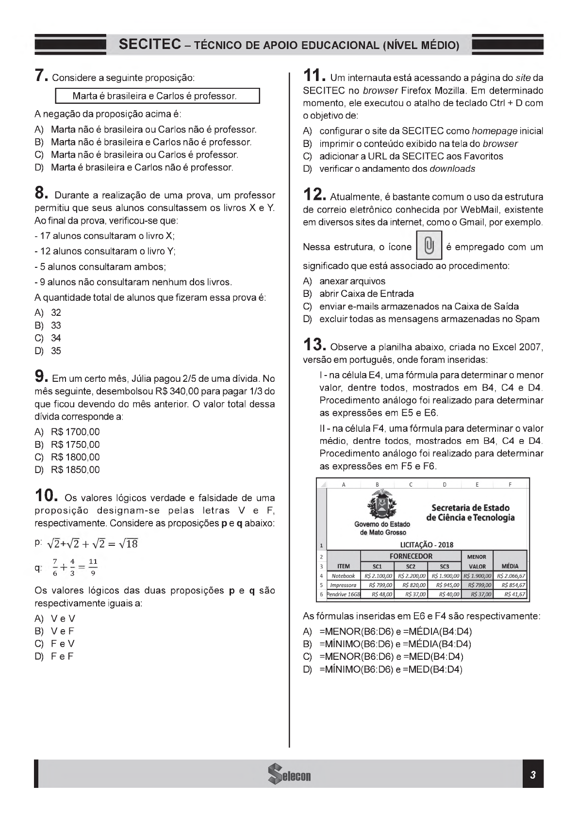 V SECITEC - 4 dias de intensas atividades em prol da educação