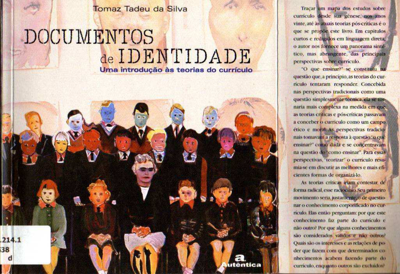 LIVRO Tomaz-Tadeu-Da-Silva-Documentos-de-Identidade - Teoria e Organização  Curricular