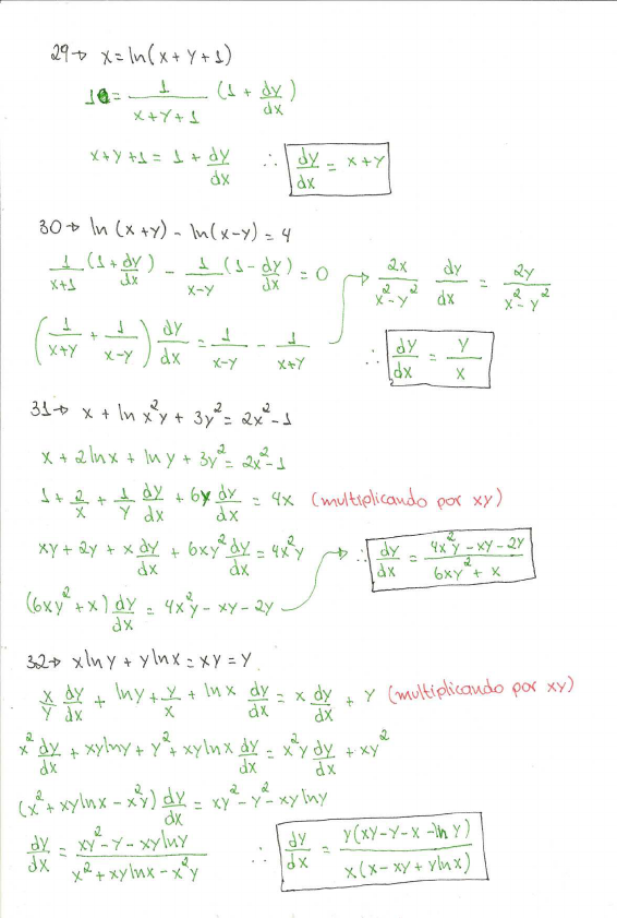 Manuscrito Exercicios Resolvidos Leithold Derivadas Grafico E Integral Calculo I