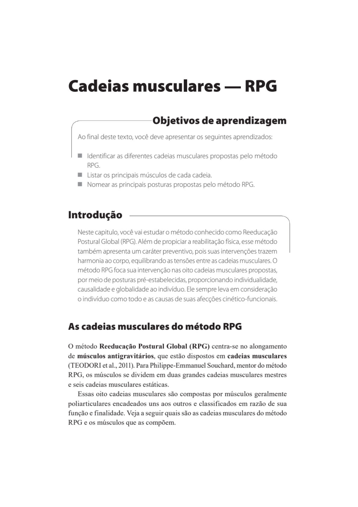 cadeias musculares - Fisioterapia em Ortopedia e Traumatologia