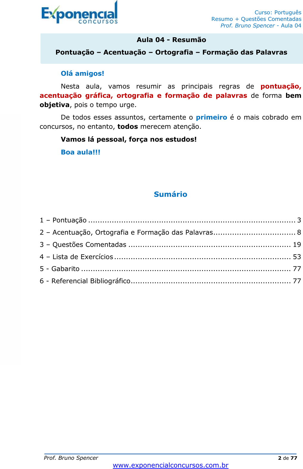 Acentuação e Ortografia