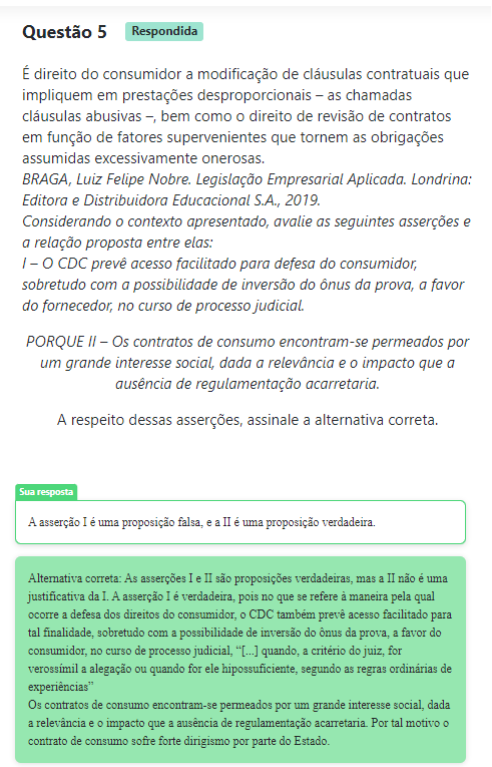 Prova Legislação Empresarial Aplicada Ampli - Legislação Empresarial