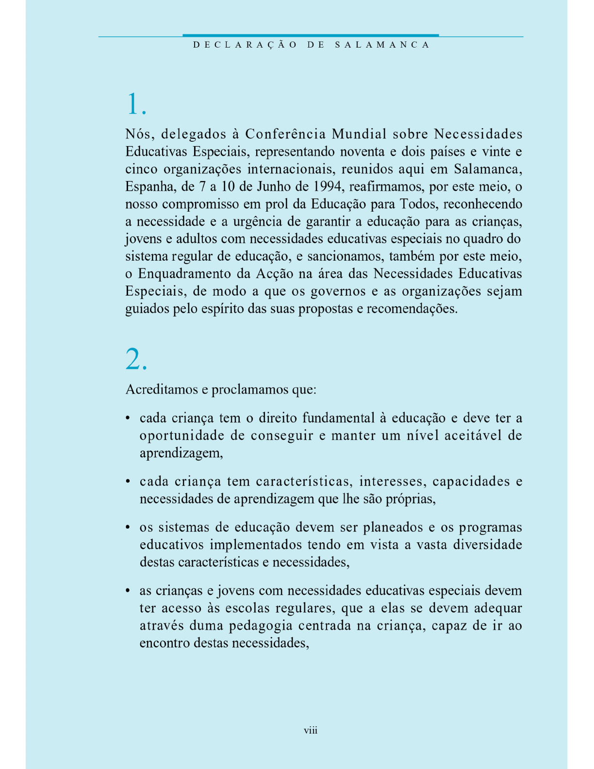 perguntas e respostas sobre a declaração de salamanca