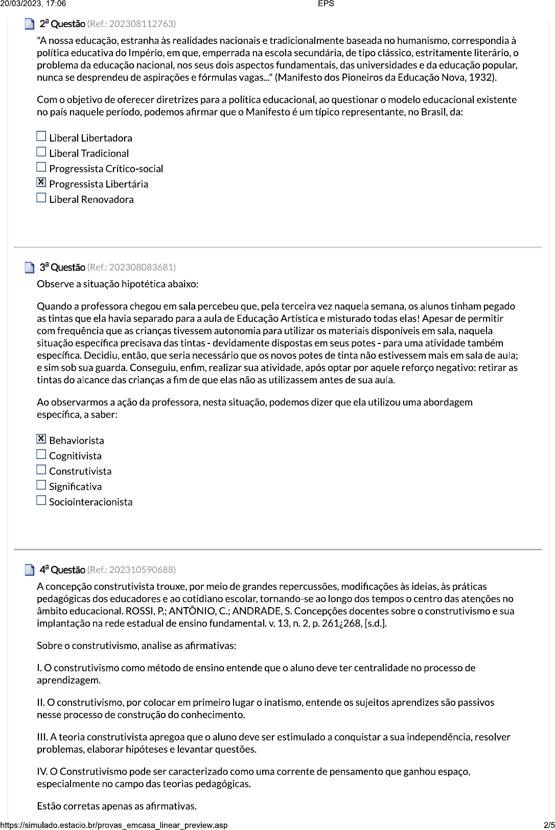 A nossa educação, estranha às realidades nacionais e